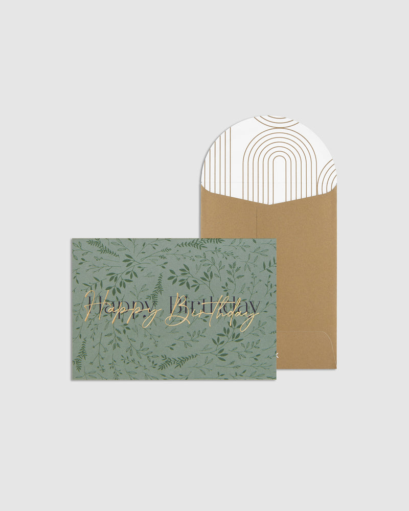 Greeting Card Happy Birthday Wrap