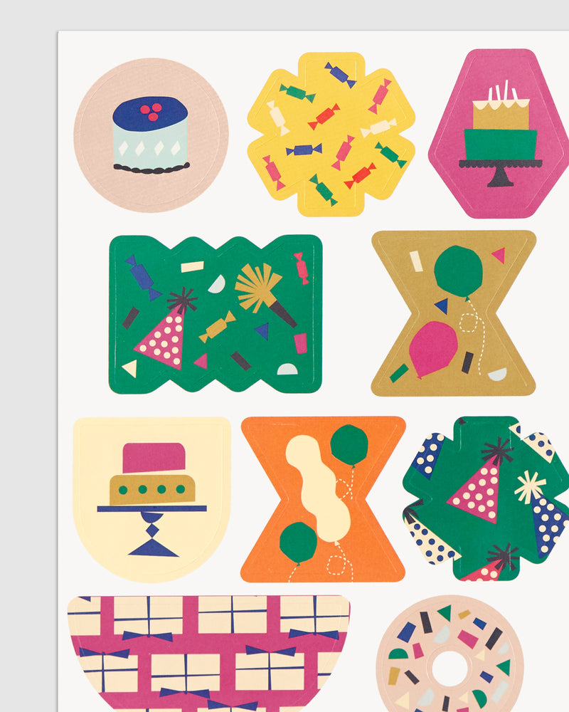 Decorative Stickers 2pk Birthday Wrap