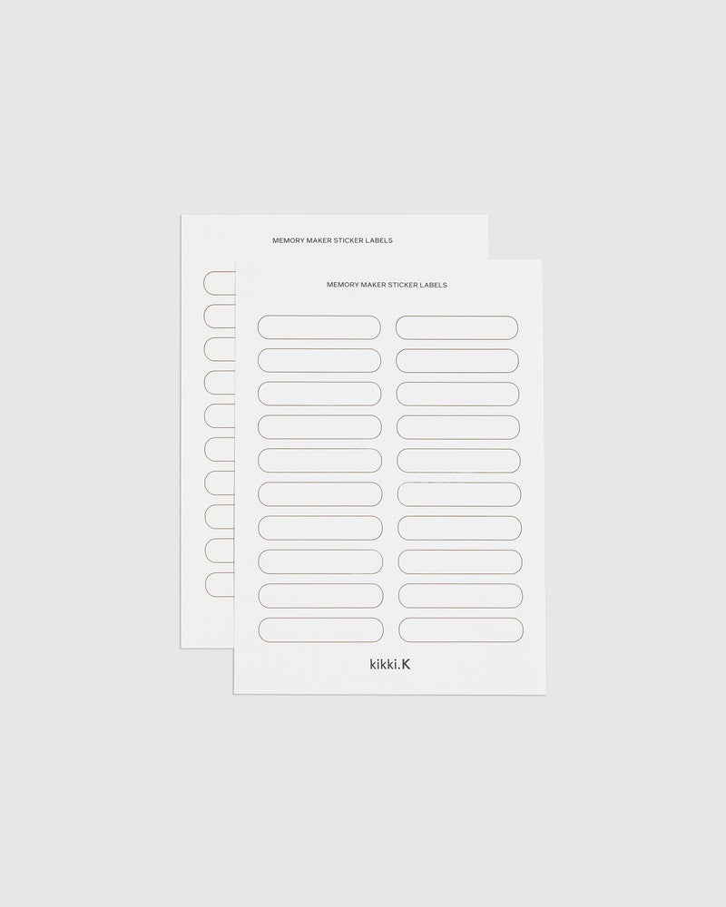 Memory Maker Label 2pk