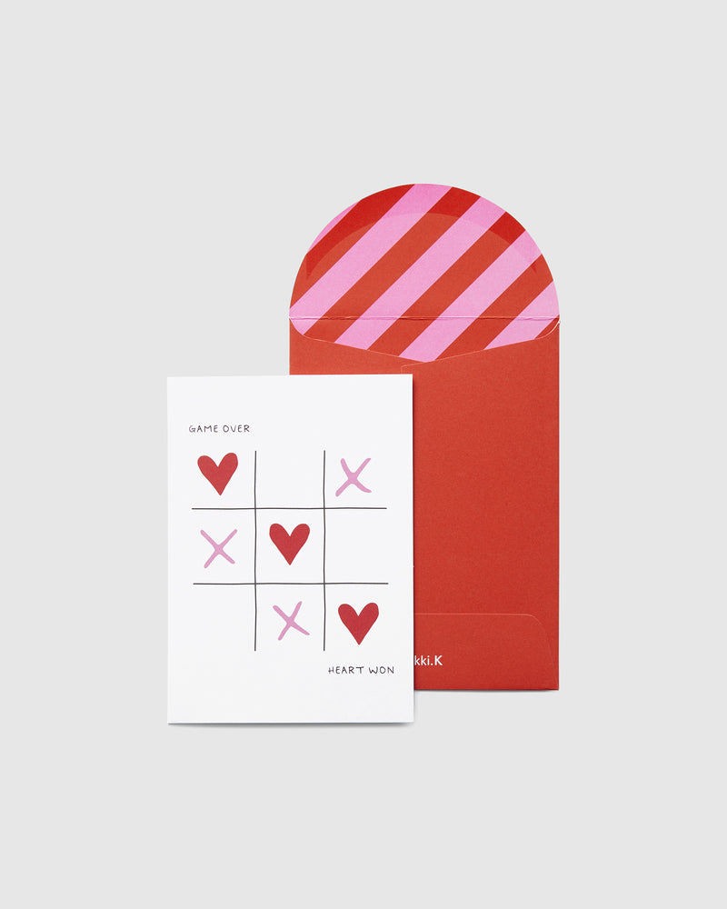 GREETING CARD A6 HEART WON