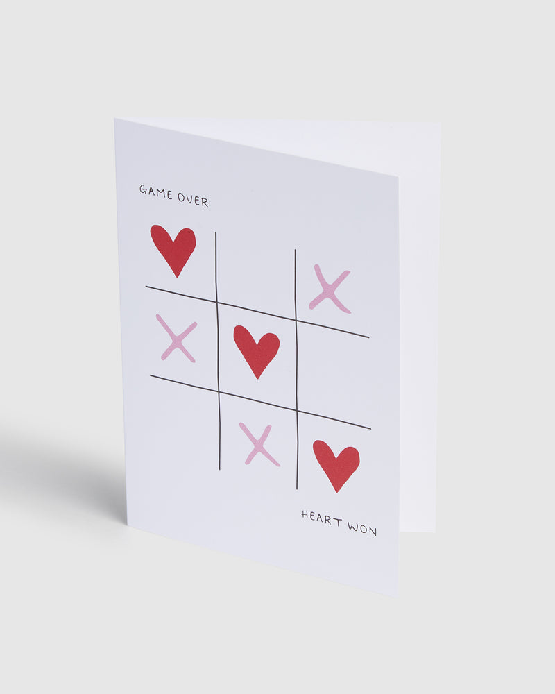 GREETING CARD A6 HEART WON