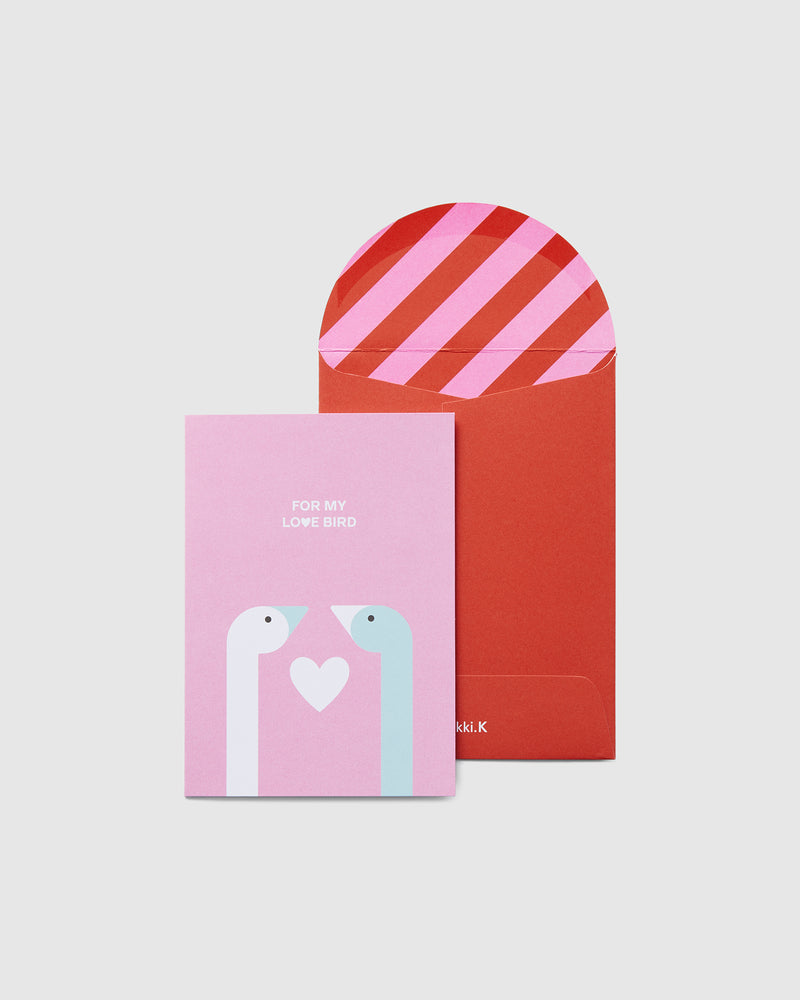 GREETING CARD A6 LOVE BIRD