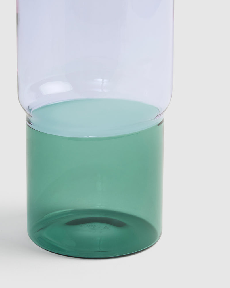 Two-Tone Glass Carafe