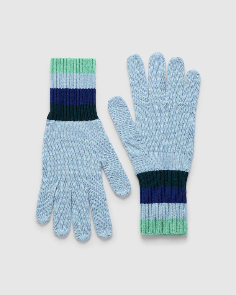 Knit Stripe Gloves