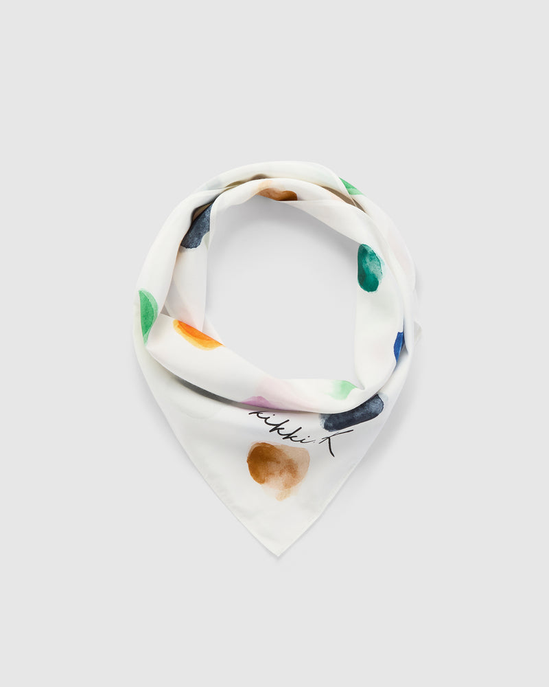 Printed Silk-Cotton Scarf