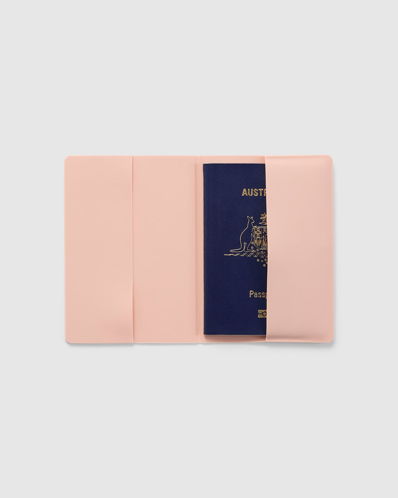 Silicone Passport Holder Initial - A