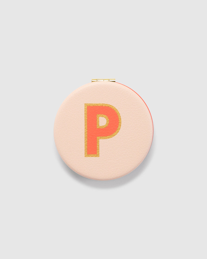 Mirage Compact Mirror Initial -P