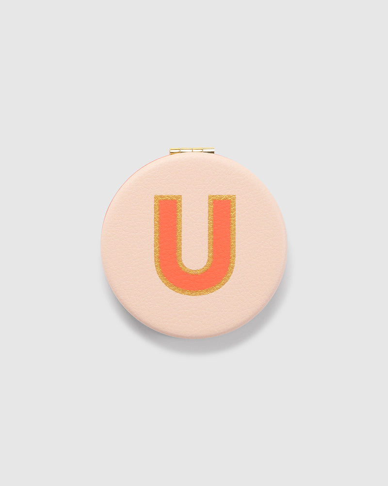 Mirage Compact Mirror Initial -U