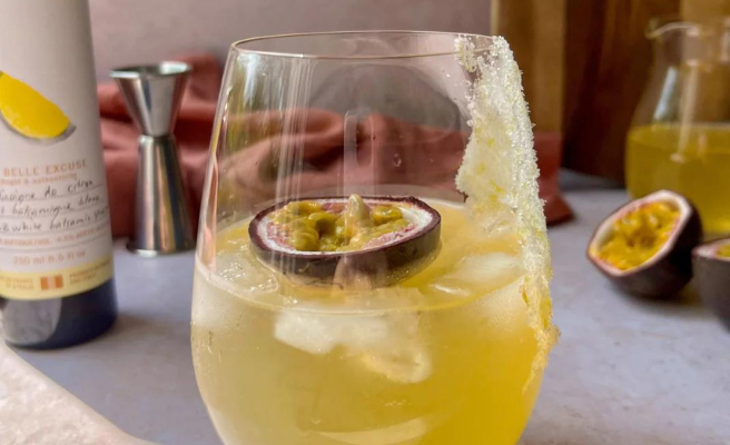 Passion fruit cocktail