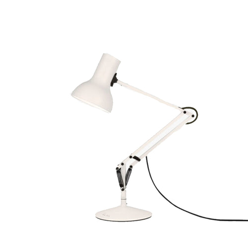 white anglepoise desk lamp