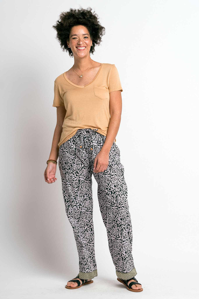 Loungewear & Pajama Pants for Women | Kaveri Grey Pants | Sudara.org