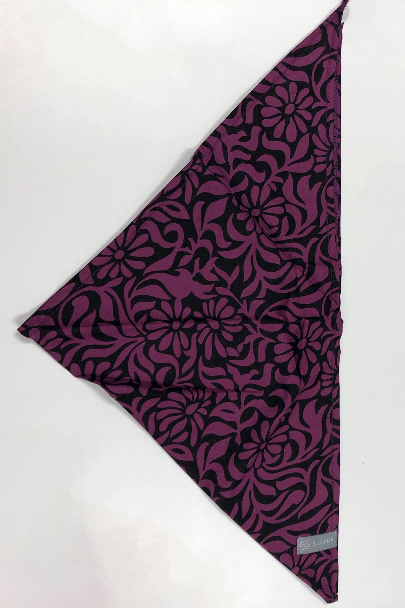 purple dog bandana