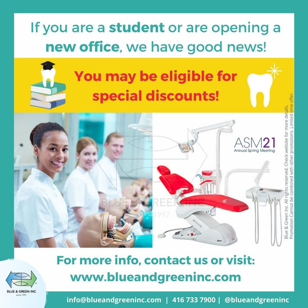 New office and dental students discount
