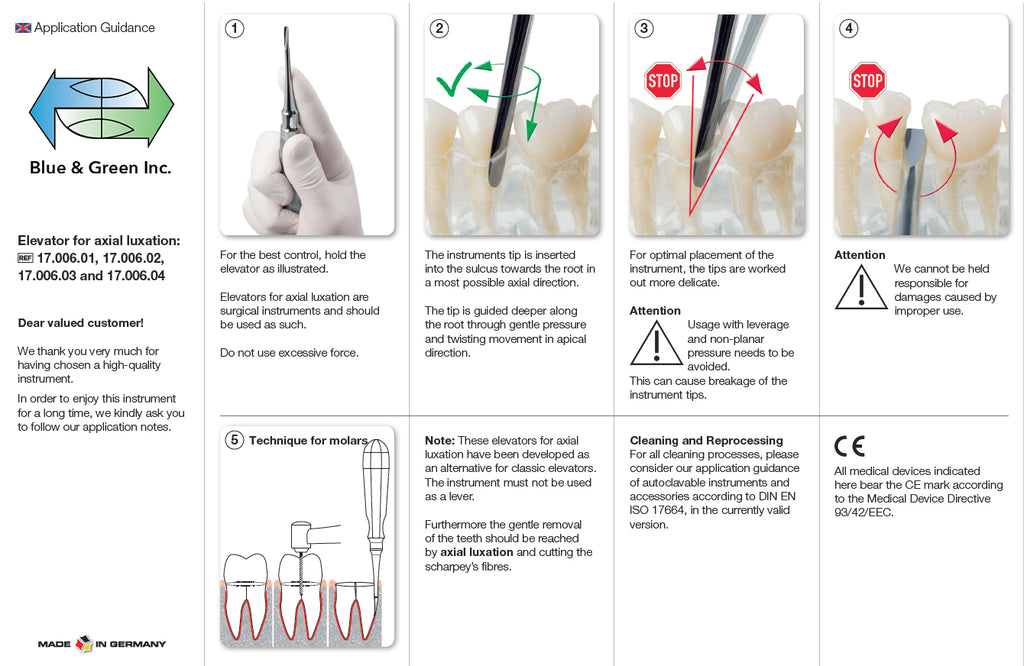 Helmut Zepf X-Tools Guide - Blue & Green Inc. - Tips & Maintenance