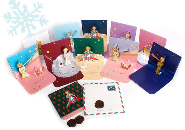 The Little Prince Christmas Pop-Up Card 10 - 7321 DESIGN