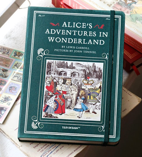 Alice's Adventures in Wonderland Diary vol. 19 - Green - 7321 DESIGN