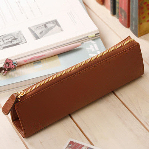 leather pencil case