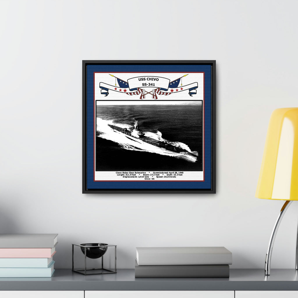 USS Chivo SS-341 Navy Floating Frame Photo – Navy Emporium