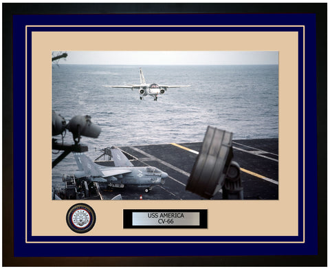 USS America Framed Photo