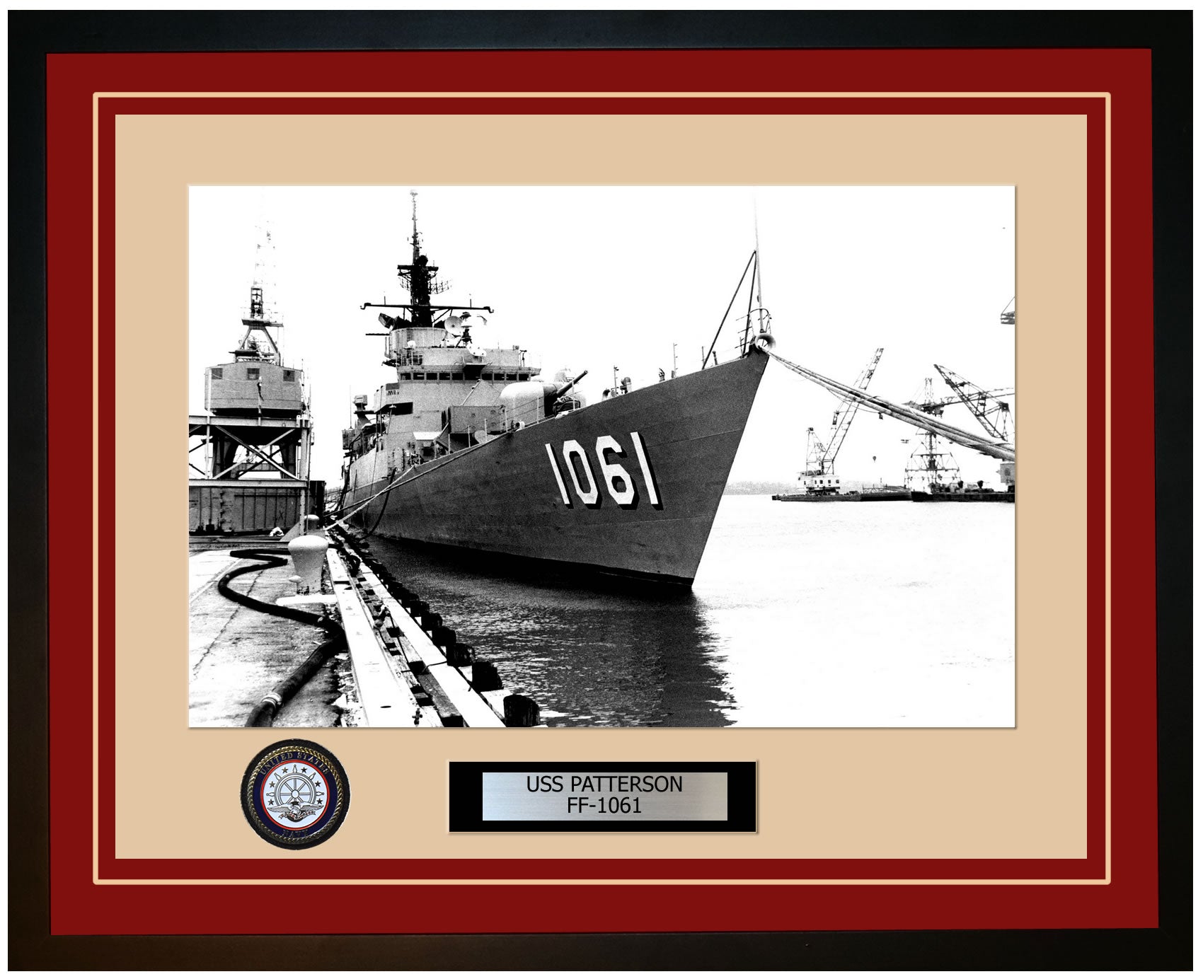 USS Patterson FF-1061 Art Print – Navy Emporium