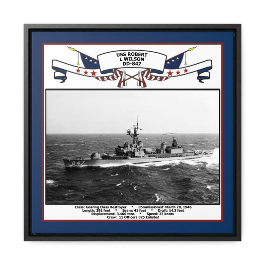 USS DETECTOR MSO-429 Framed Navy Ship Display Burgundy – Navy Emporium