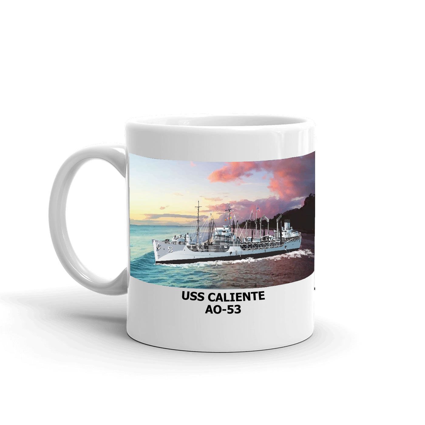 USS Caliente AO-53 Coffee Mug