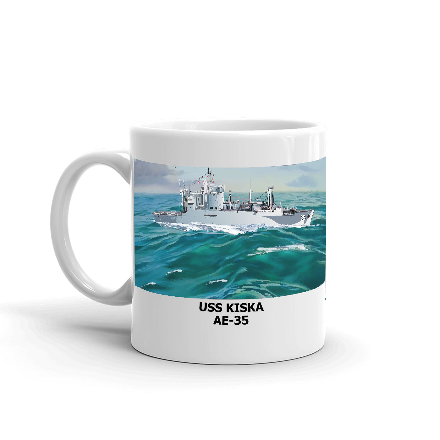 USS Kiska AE-35 Coffee Mug