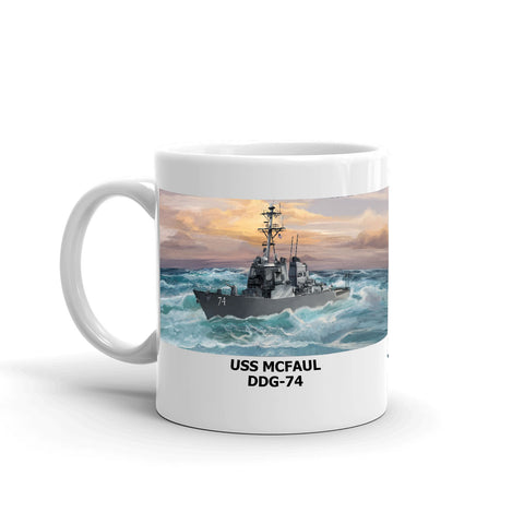 USS Mcfaul DDG-74 Coffee Mug