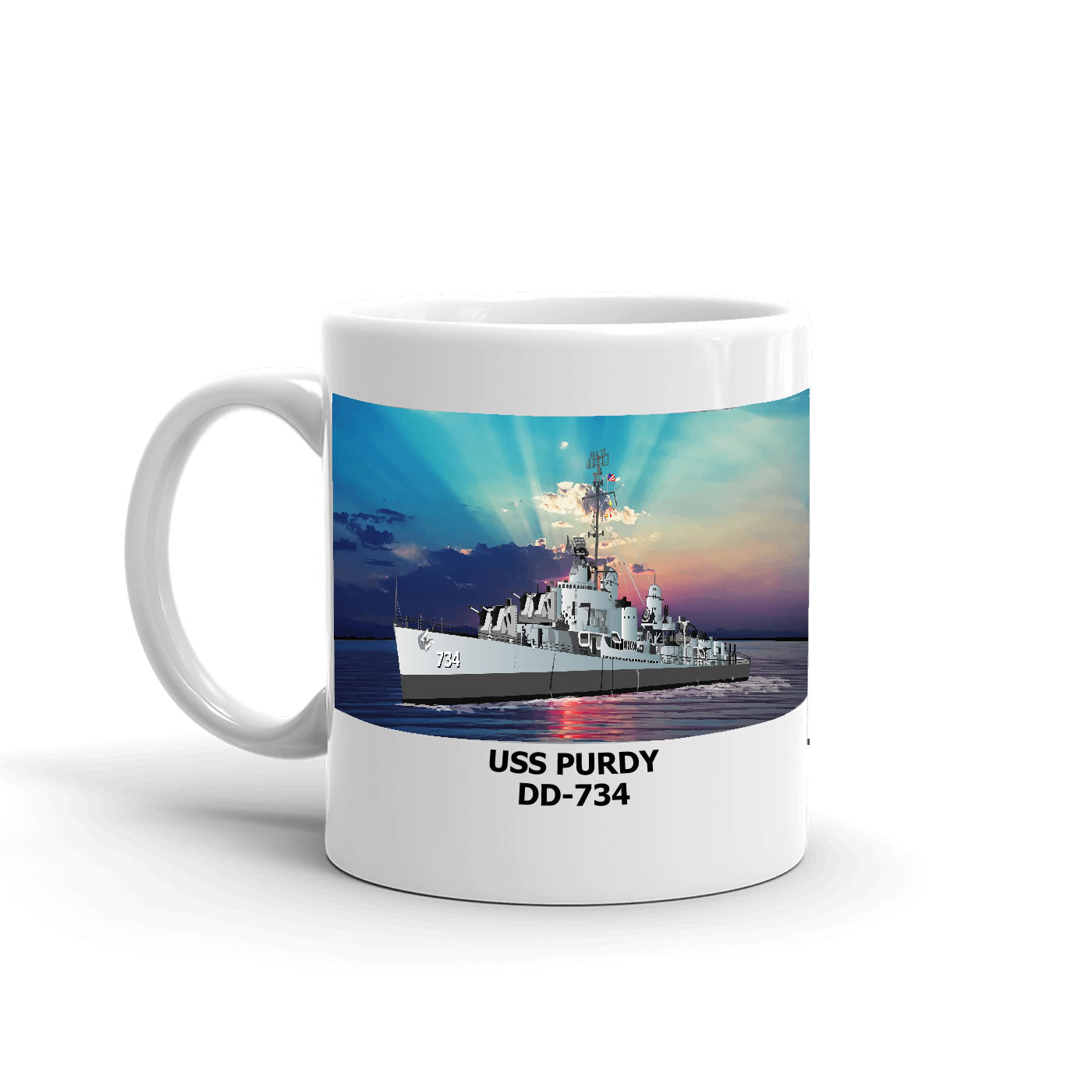USS Purdy DD-734 Coffee Mug