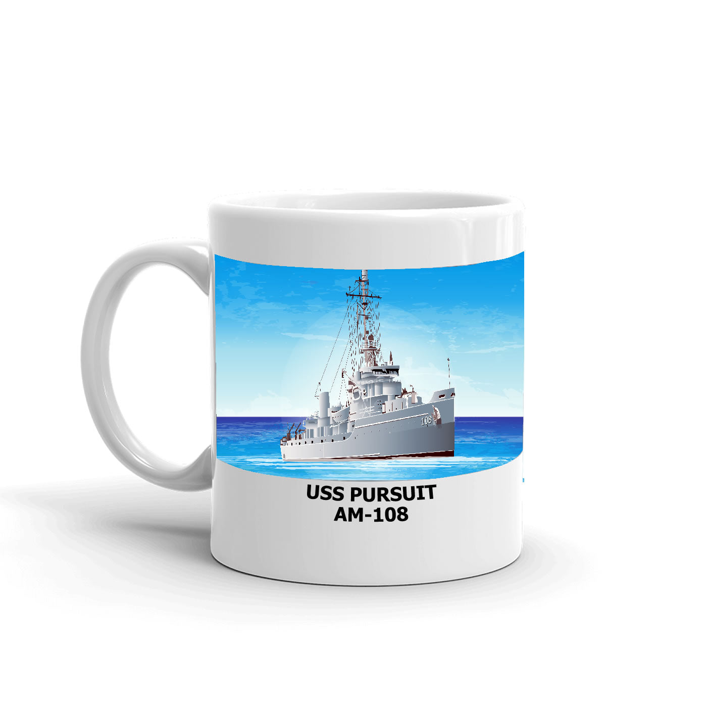 USS Pursuit AM-108 Coffee Mug