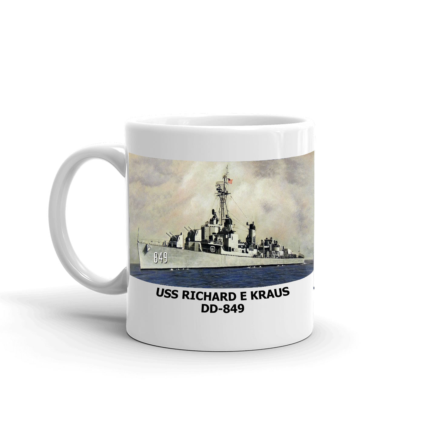 USS Richard E Kraus DD-849 Coffee Mug