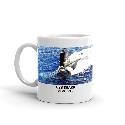 USS Shark SSN-591 Coffee Mug