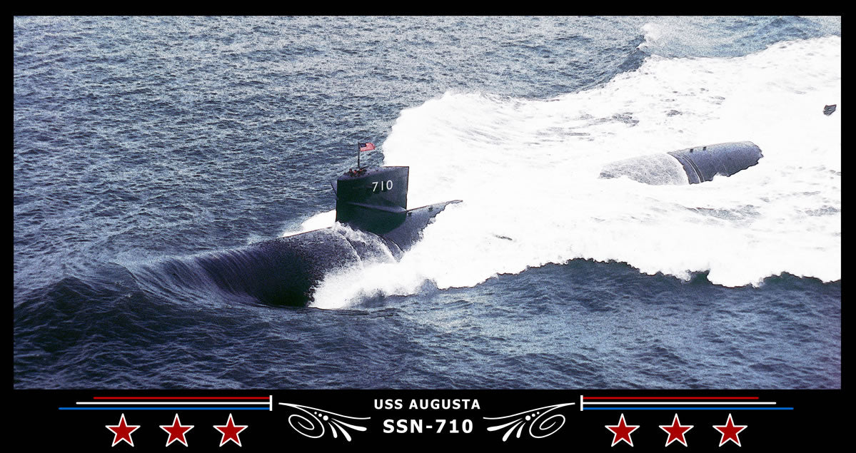 USS Augusta SSN-710 Art Print – Navy Emporium