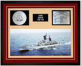 USS Dale Navy Ship Framed Display