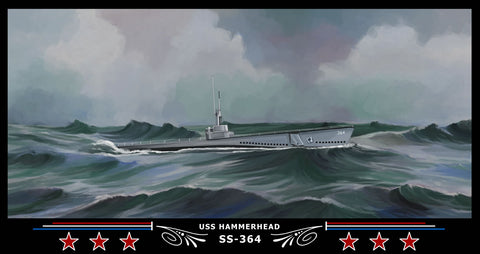 USS HAMMERHEAD SS-364 Art Print