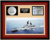 USS Harry E Yarnell Navy Ship Framed Display