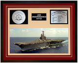 USS Independence Framed Display