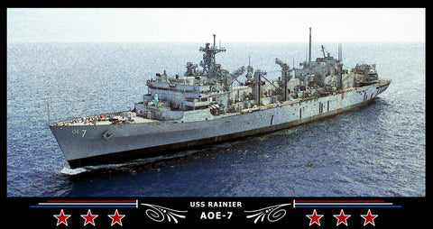 USS Rainier AOE-7 Art Print