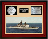 USS Thomas S Gates Navy Ship Framed Display