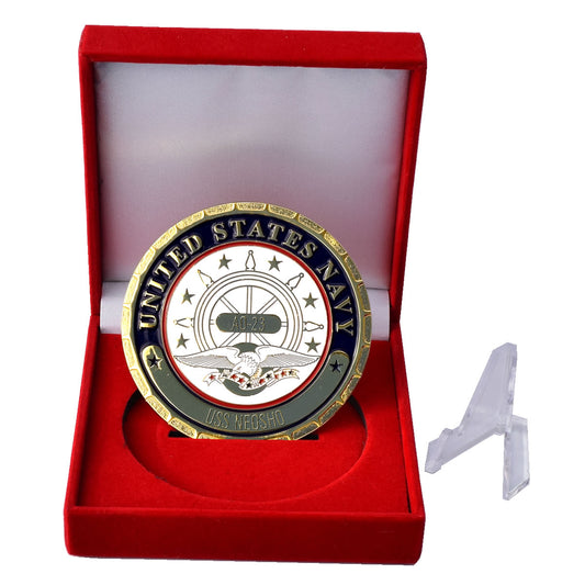 Personalized U.S. Brass Navy Compass on Plaque