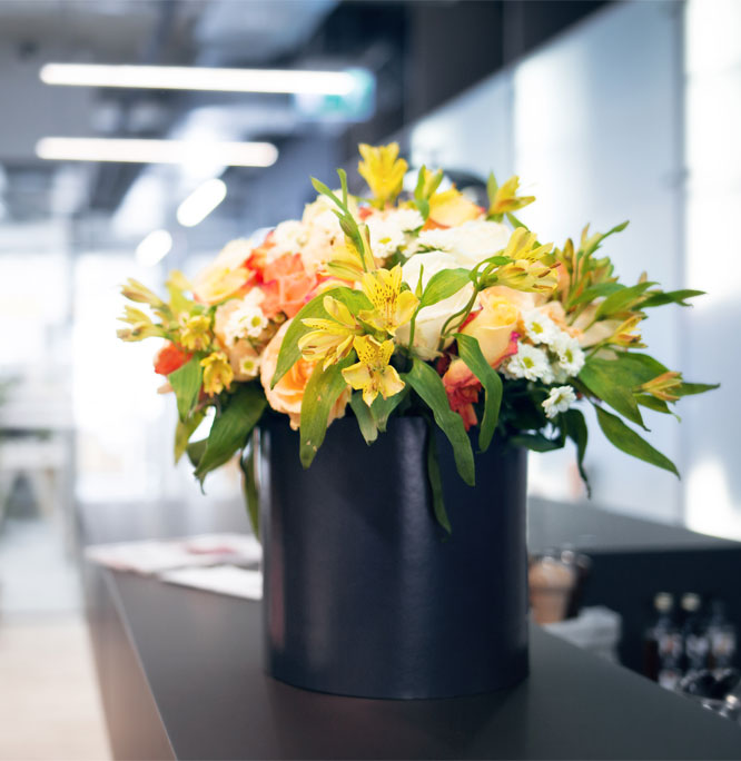 Blumen für Büros, Praxen und Veranstaltungen