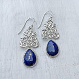 Lapis Lazuli Silver Earring
