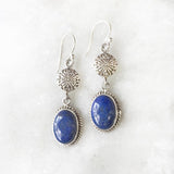 Lapis Lazuli Silver Earring