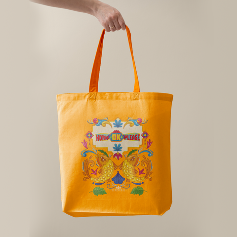 Fish Truck Art Tote Bag