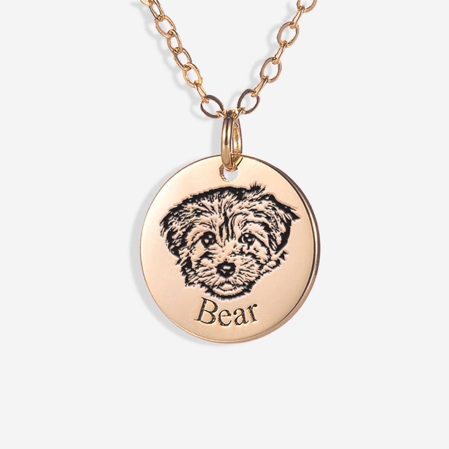 Collana personalizzata con il volto dell'animale domestico - Foto Gioielli product image