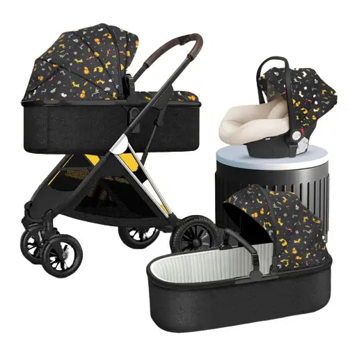 Poussette trio noir pas cher outlet