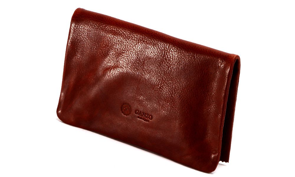 A clutch bag large size that can easily fit an iPad.