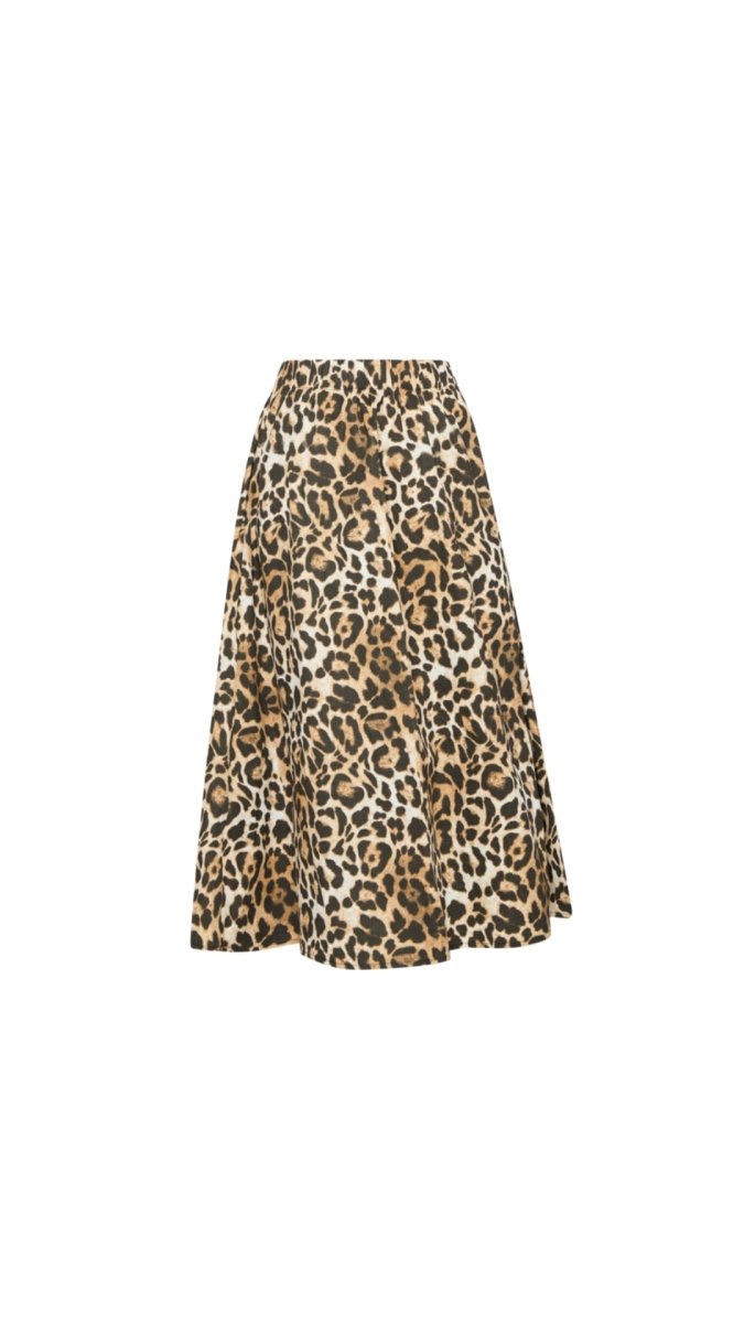 Se Ixtaiana Skirt Cornstalk Leo Print 38 hos Diversita.dk