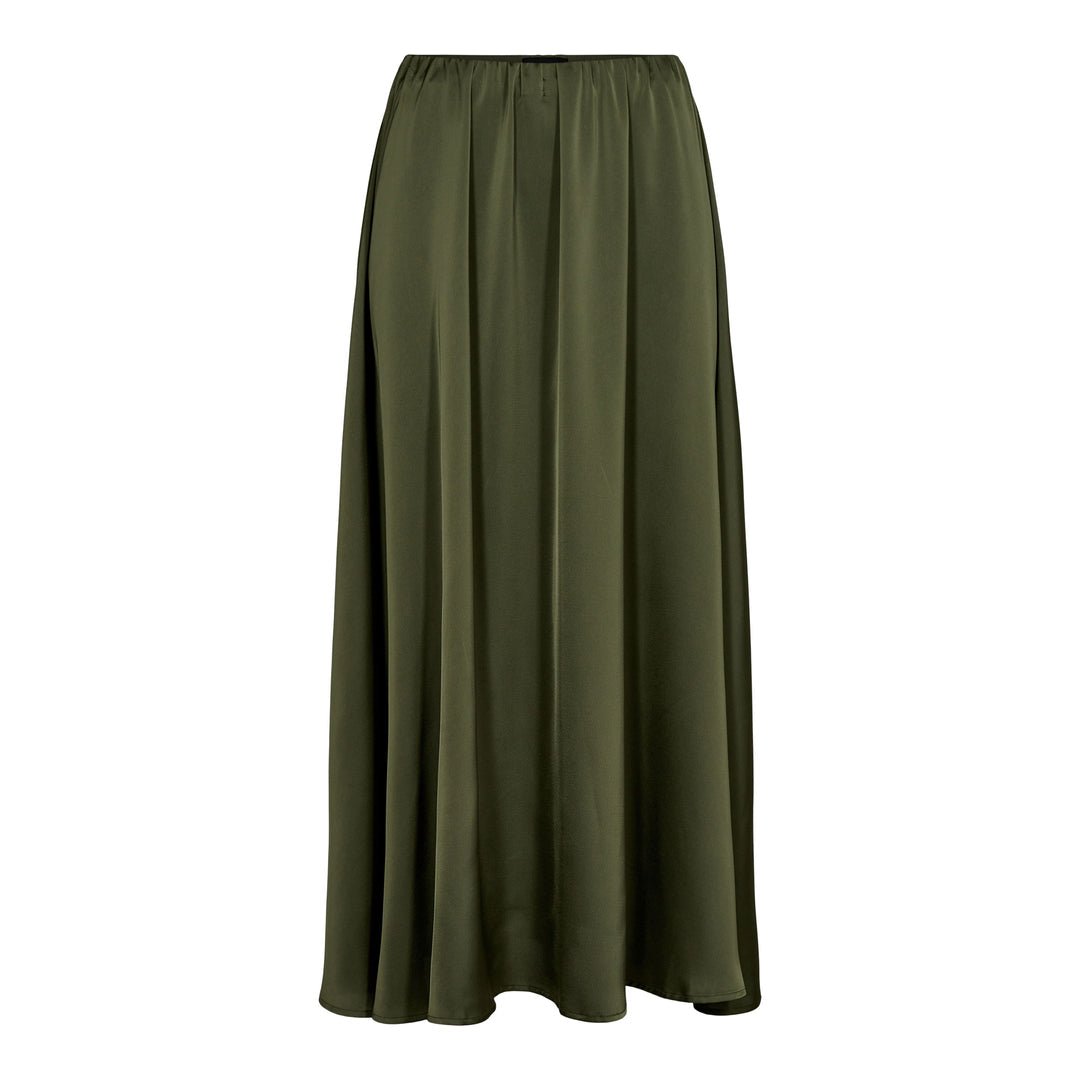 Se Liberte Ova Skirt Army XS hos Diversita.dk