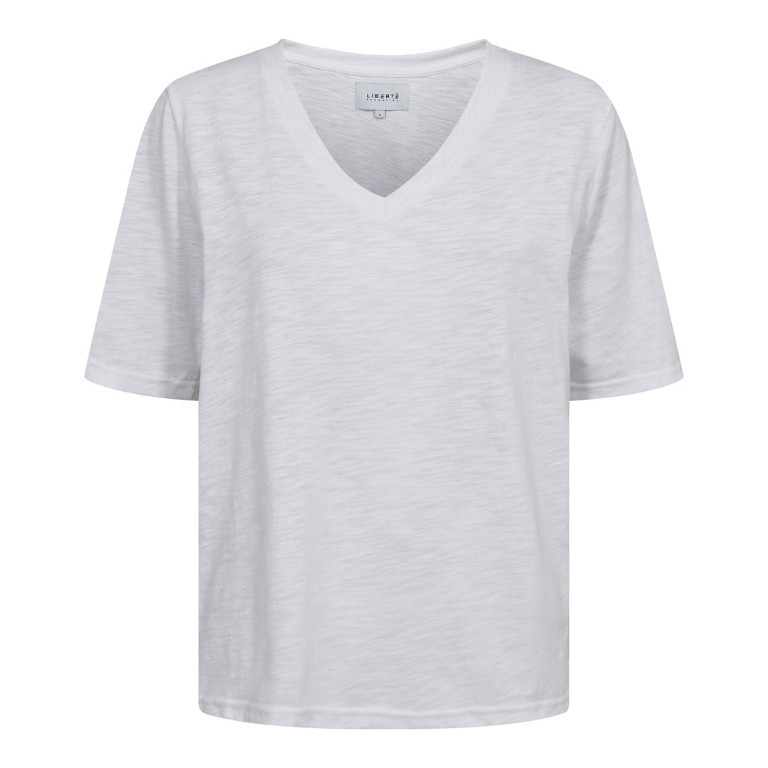 Billede af Ulla Ss Vneck Tshirt White S